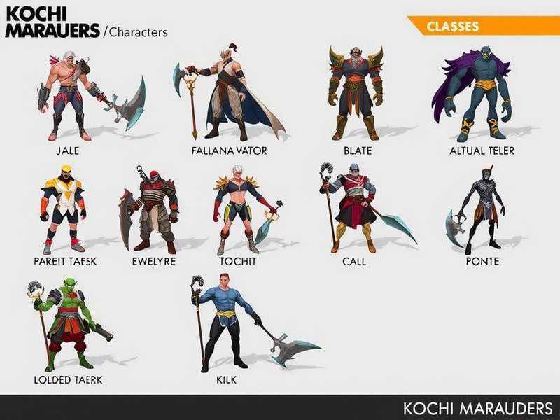 Choose Your Class in Kochi Marauders Kochi Marauders Character Classes